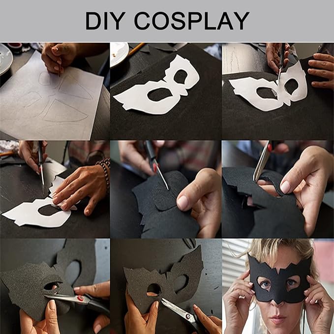 Labzhang Grey EVA Foam Cosplay, 1 Piece of 4mm Craft Foam, Cosplay Foam - Image 5