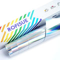 ROFISUESheet MetallicFoil HeatTransferVinyl olographic Silver, 12Inch*6Ft by Unknown