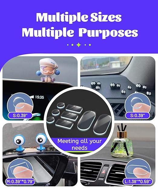 Removable Car Double Sided Glue Sticky Dots, Strong Hold Adhesive Dots - Image 4