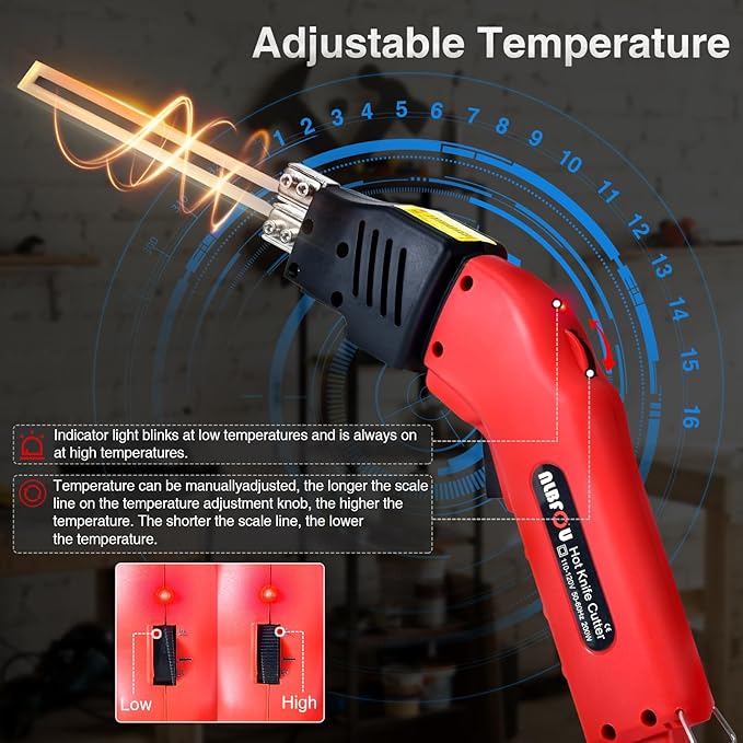 Foam Cutter Electric Hot Knife Styrofoam Cutter Foam Cutting Tool Hot Knife - Image 5