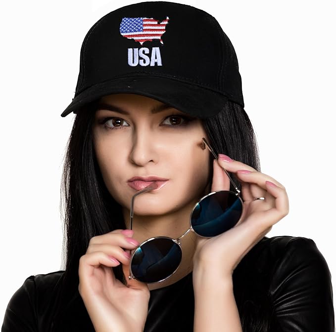 Embroidered Baseball Cap for Women Men Adjustable Baseball Hat Black Baseball Cap Trucker Hat