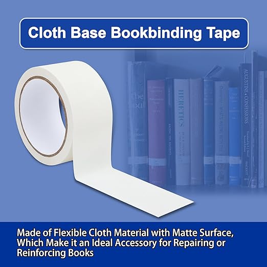 Cloth Bookbinding Repair Tape Cloth Book Repair Tape 2 Inch by 33 Feet Self - Image 3