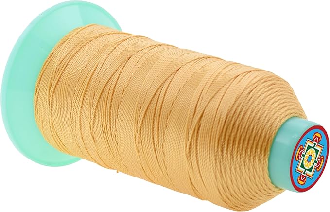 Mandala Crafts Bonded Nylon Thread Blonde Heavy Duty Sewing Threads - Image 2
