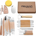 Meuxan 30PCS Pottery Tools Clay Sculpting Tool Set by Meuxan
