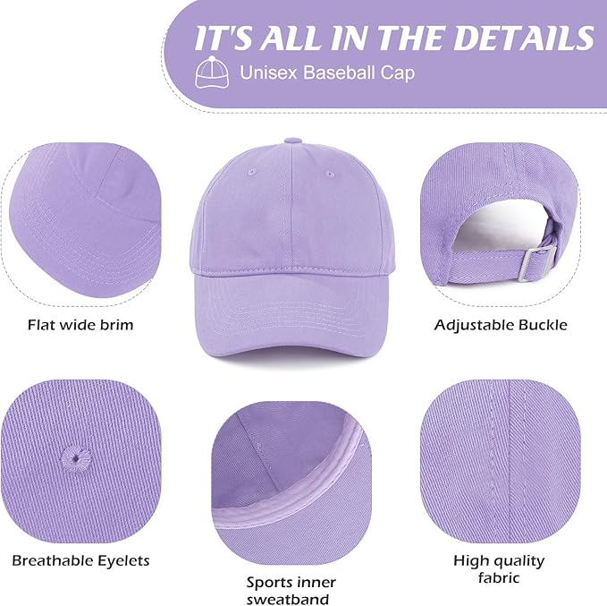 Baseball Cap for Women Men Golf Tennis Baseball Hat Youth Running hat Ponytail Cute Summer Ball Cap