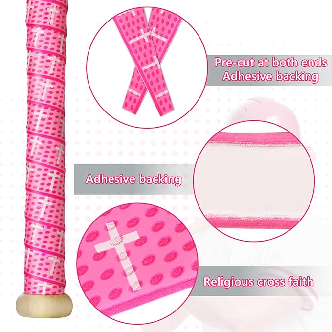 Eyourlife 2/4 Pack Baseball Bat Grip Bat Wraps for Baseball Lifestyle Softball Gifts Pro Feel Non-Slip Elite Batting Grip Tape for Bats Players