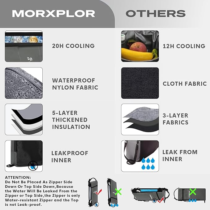 Golf Cooler Bag - 6 Can Insulated Beer Sleeve Soft Cooler,Golf Cart Accessories,Golf Club Bag Accessories