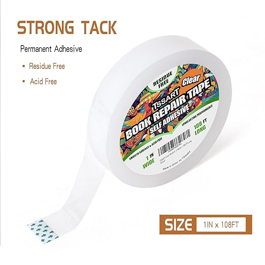 Clear Book Repair Tape - Image 2