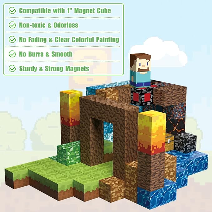 160 PCS Magnetic Blocks Building Toys, Build 3D Magnetic Building Blocks Set - Image 3