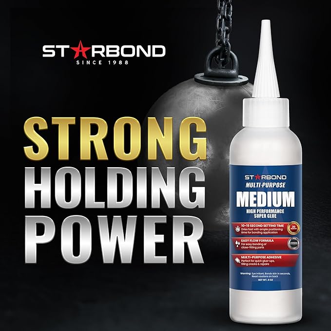 Starbond 4 oz. Medium CA Glue - Image 4