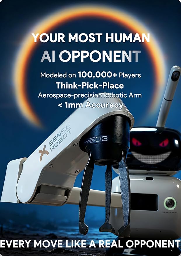 AI Chess Robot with Robotic Arm Electronic Computer Chess Board– 25 AI Levels - Image 2