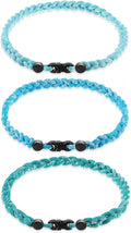 Junkin Baseball Necklaces Three Braided Rope Titanium Necklace for Fans Team Gifts Boys Men Player Softball Sports