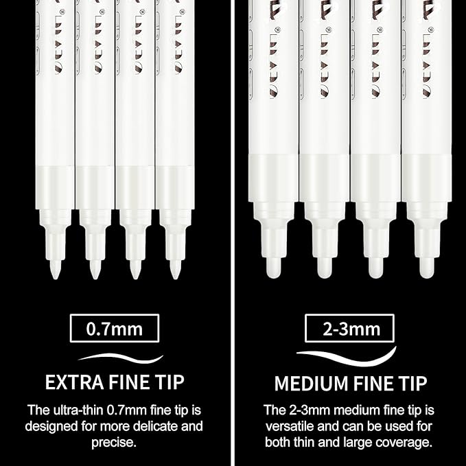 SFAIH Acrylic White Paint Pens - Image 2