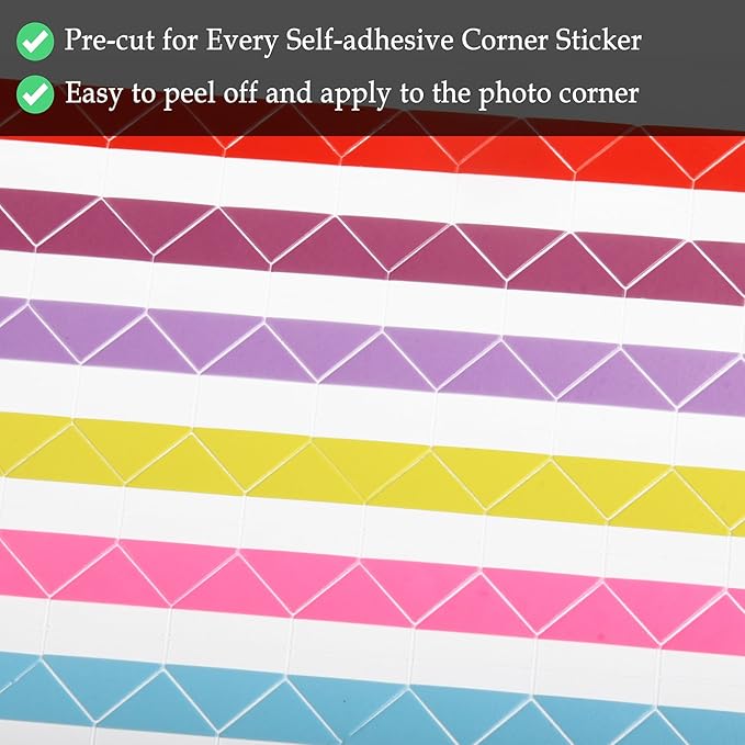 50 Sheets Self Adhesive Photo Corners - Image 3
