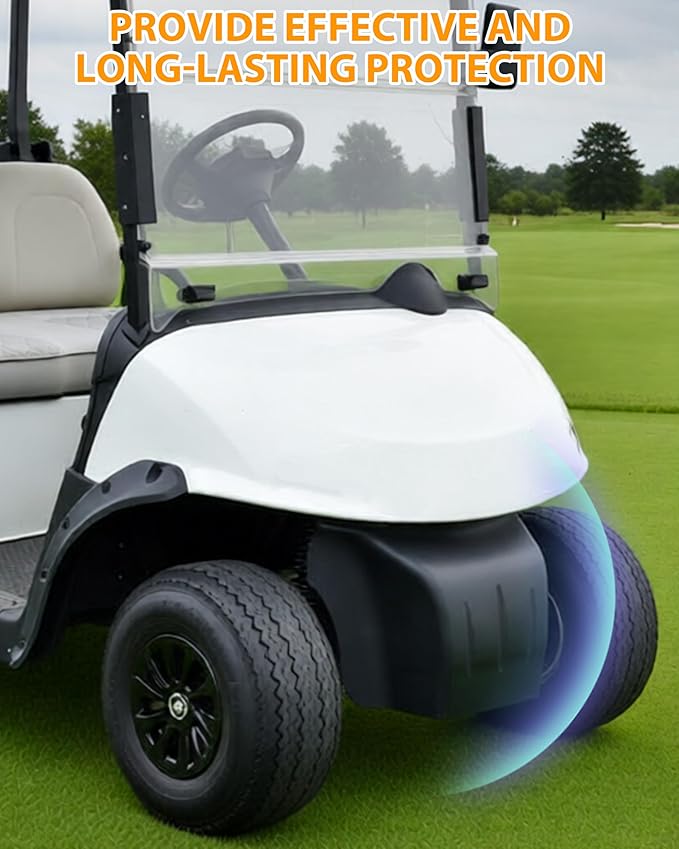 SAUTVS Front Bumper Assembly Plastic Front Fascia for EZGO RXV 2008-2015 Gas or Electric Golf Cart Accessories, Replace OEM# 605935