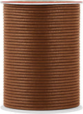 Mandala Crafts 2mm 109 Yards Russet Brown Cotton Waxed Cord by MandalaCrafts