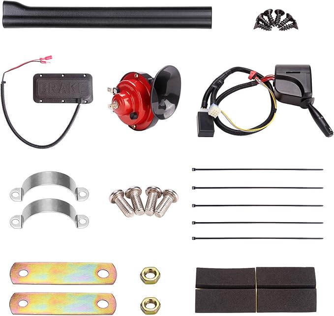 10L0L Golf Cart Light Kit for Yamaha G29 Drive 2007-up, Headlights Taillights Turn Signals Hazard Brake Lights Horn