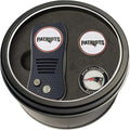Team Golf NFL Gift Set Retractable Divot Tool with 3 Double-Sided Magnetic Ball Markers, Patented Single Prong Design, Causes Less Damage to Greens, Retractable Mechanism