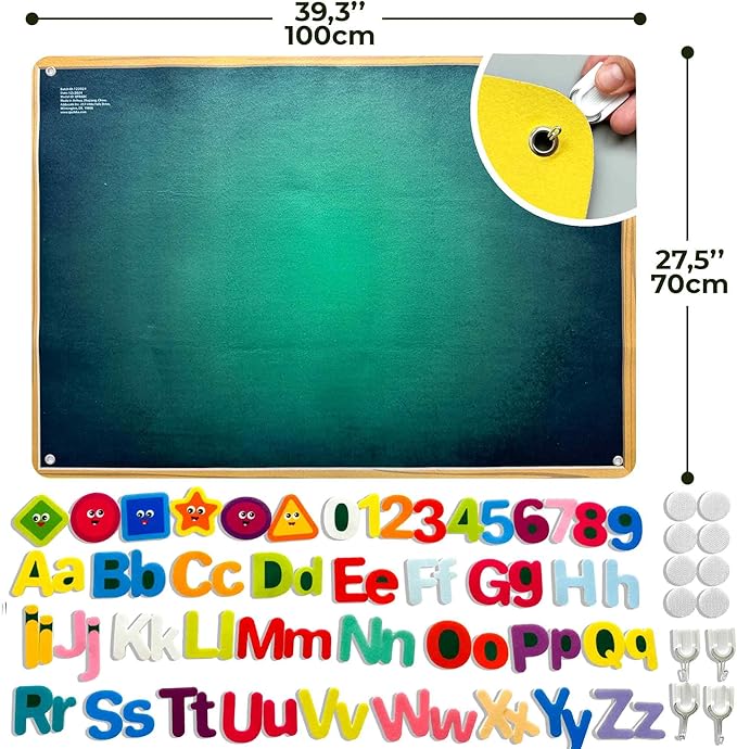 QUOKKA ABC Felt Board for Kids 3-5 Years Old - Image 2