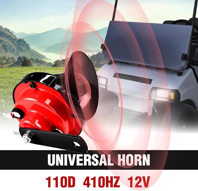 LED High Low Beam Golf Cart Light Kit for Club Car DS Golf Carts 1993-UP 12V Street Legal Light Kit with Turn Signal Wire Harness Compatible with Club Car DS for Gas and Electric