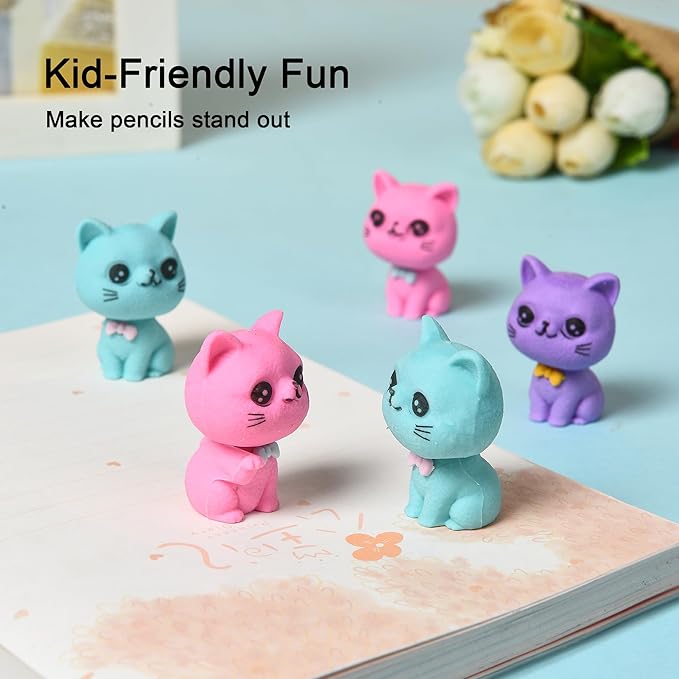 HILAZA 18Pcs Pencil Top Erasers - Image 5