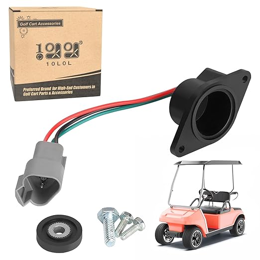 10L0L (High Speed Magnet) Speed Sensor for Club Car IQ DS and Precedent 2004-up 48V Electric Golf Cart with ADC Motor, OEM# 102704901 102265601