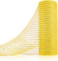 Anivia Deco Mesh Ribbon, 10inch x 30 Feet Each Roll Metallic Foil Mesh Ribbon by Anivia