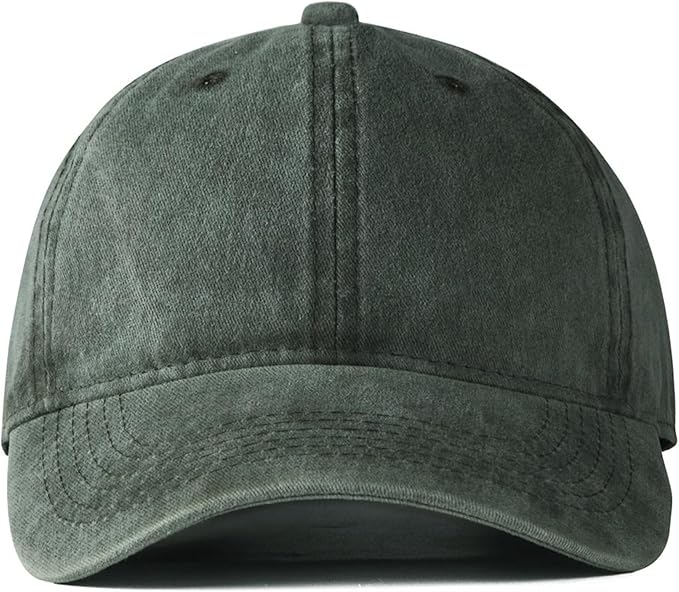 Edoneery Men Women Baseball Cap-Low Profile Adjustable Washed Cotton Golf Dad Hat