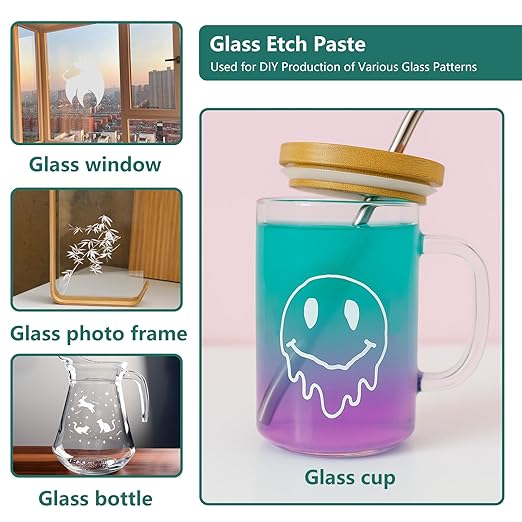 Glass Etch Paste Kit - 300g - Image 6