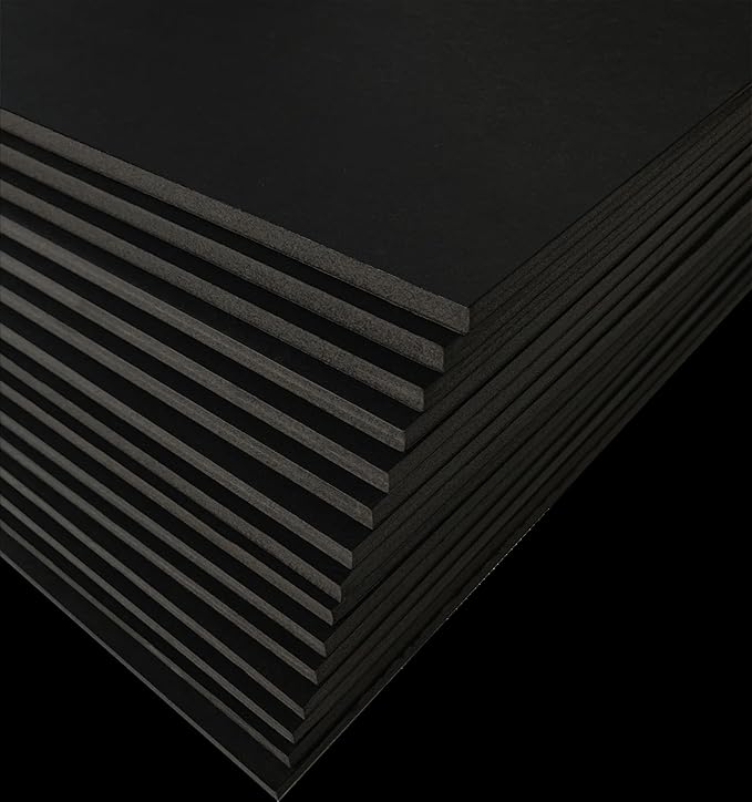 Black Foam Board 20 x 30 x 1/8" Inch, 15 Pack Acid-Free Foam Core Poster Board - Image 7