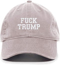 DSGN By DNA Fuck Trump Embroidered Baseball Cap Cotton Adjustable Dad Hat
