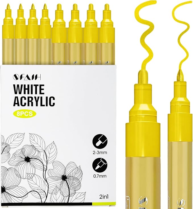 SFAIH Acrylic Gold Paint Pens by SFAIH