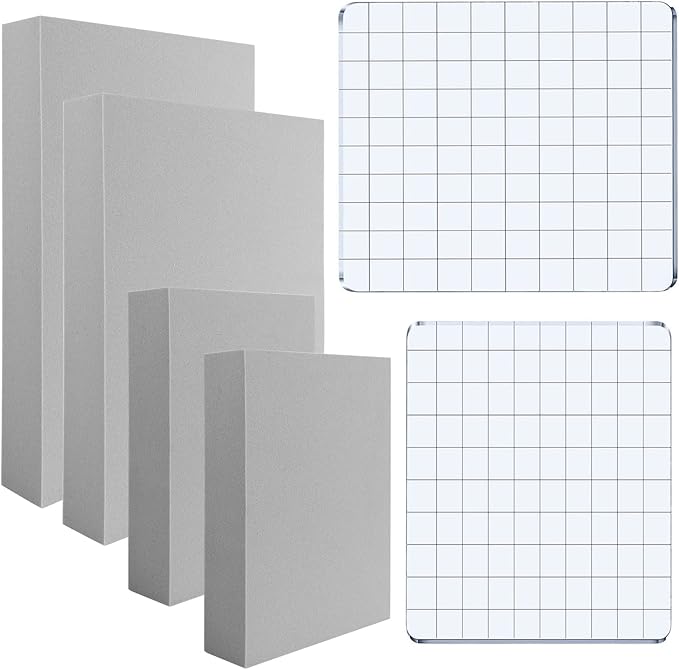 BAOFALI 8 Pcs Stamping Foam Grey Moldable Foam by BAOFALI