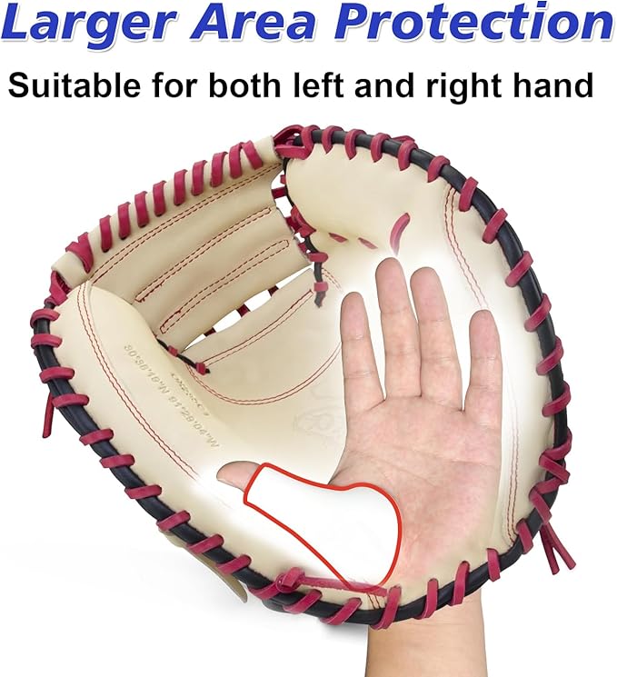 Catcher's Thumb Shield Baseball Thumb Guard for Baseball & Softball Catchers Thumb Protector for Baseball Catcher Gear Training Aid Catcher Accessories Reduce Sting