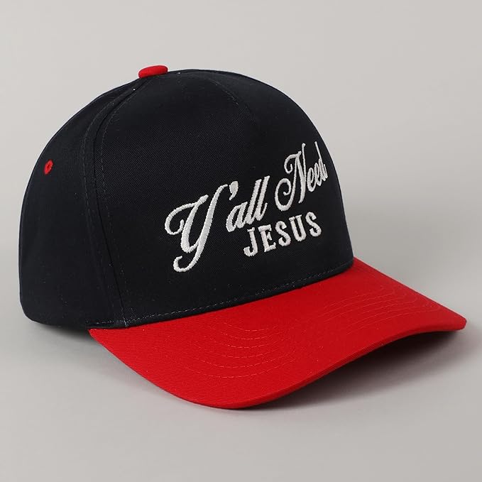 MIRMARU Two-Tone Vintage Canvas Trucker Hats for Men & Women, Adjustable Size Baseball Caps with Trendy Embroidered Design