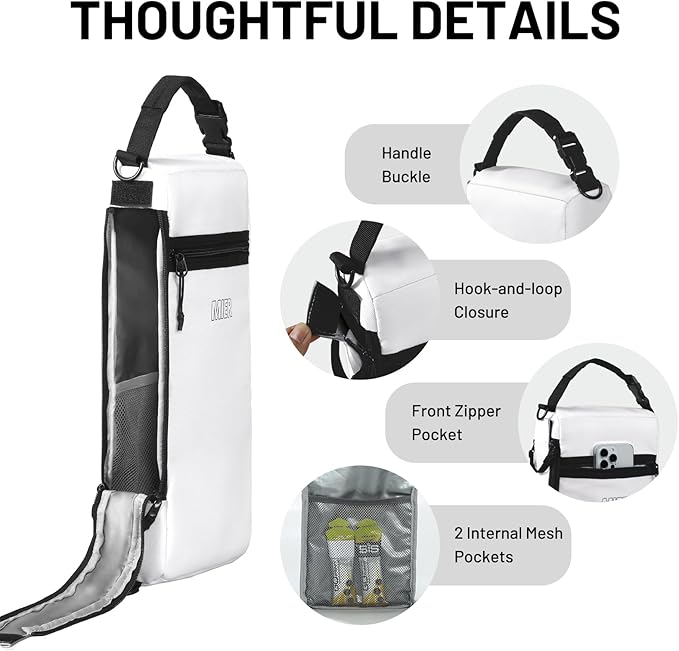 MIER Golf Bag Cooler Insulated Soft Cooler Bag Golf Accessories for Men 9 Cans Portable Beer Cooler Sleeve for Picnic Beach Outdoor Activities