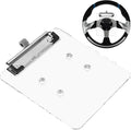 Golf Cart Scorecard Holder with Pencil Holder for Club Car/EZGO/YA/Icon/Star Car/Excar and Other Most Golf Carts. Clear/Black-Tinted are Available 5mm Thick Acrylic and More Sturdy.