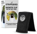 Stripebird Magnetic Clip for Any Towel (Black) - Highest Strength Magnet for Golf Towel - Removable - Golf Towels for Men