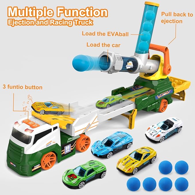 Dwi Dowellin Truck Toys for Kids, - Image 3