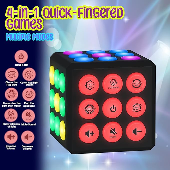 Electronic Brain & Memory Game Cube - Image 2