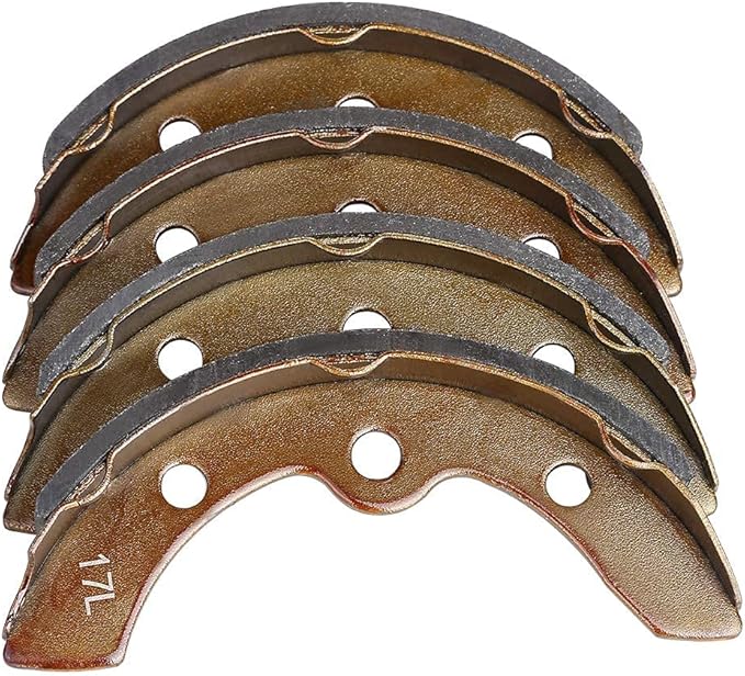 10L0L Golf Cart Brake Shoes Kit for Club Car DS & Carryall 1981-1994 OEM 101146302 101880701, EZGO XI-Serial 1983-1986, Yamaha G1 1978-1980, etc