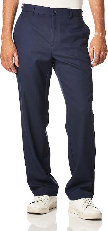 PGA Tour Men's Flat Front Golf Pant with Expandable Waistband