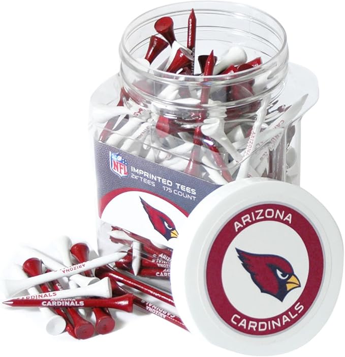 Team Golf NFL Green Bay Packers Jar Of 175 Golf Tees 2-3/4" Golf Tees, 175 Pack, Regulation Size, Multi Team Colors