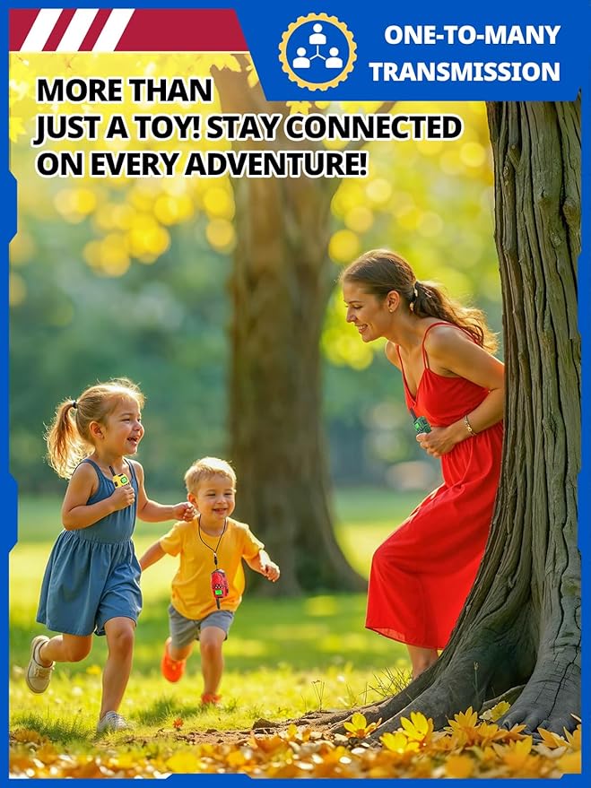 Walkie Talkies for Kids Rechargeable, Long Range 2 Way Radio, Outdoor Beach - Image 4