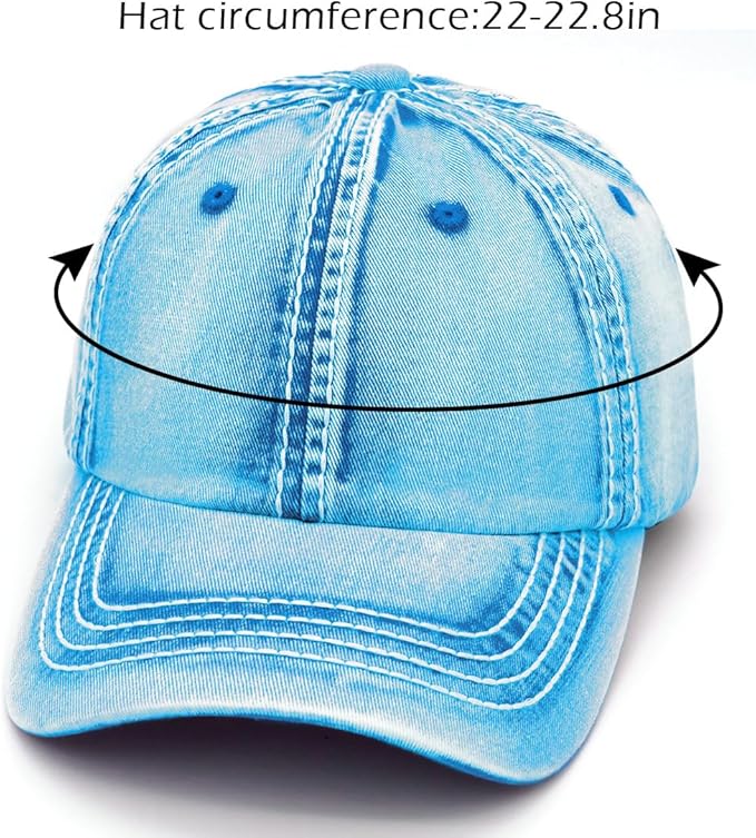 Baseball Cap Vintage Washed Hats Distressed Trucker Hat for Women Men