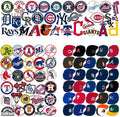100 Pcs Sports Stickers,Baseball Stickers,Baseball Team Logo Decals,Hydroflask Bottles Waterproof Vinyl Decals(100L)