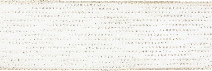 MEEDEE Champagne Gold Wired Ribbon - Image 8