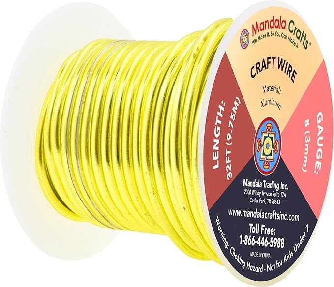 Mandala Crafts 8 Gauge Anodized Aluminum Craft Wire - Image 2
