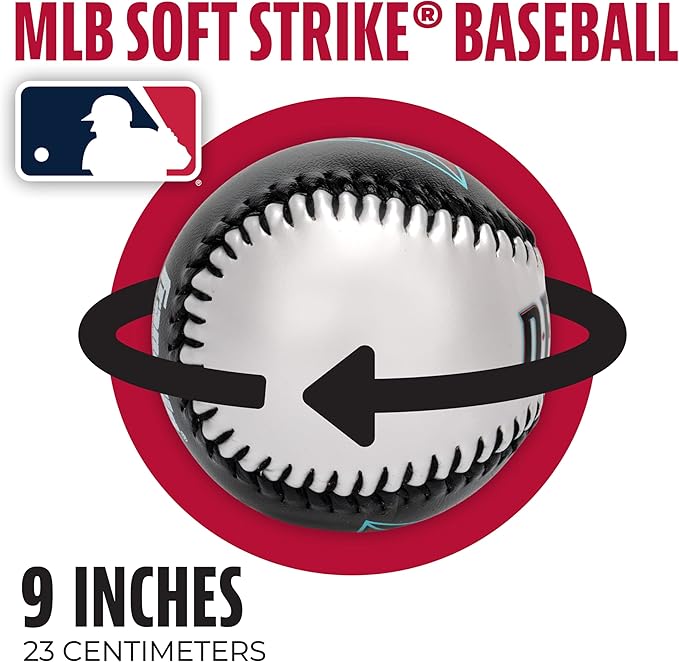 Franklin Sports MLB Team Soft Baseballs - Team Logo - Fan Shop Toy Baseball for Kids - Decoration for Desks and Office
