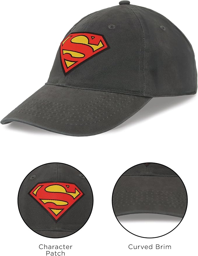 ABG Accessories Superman Hats for Men Baseball Cap